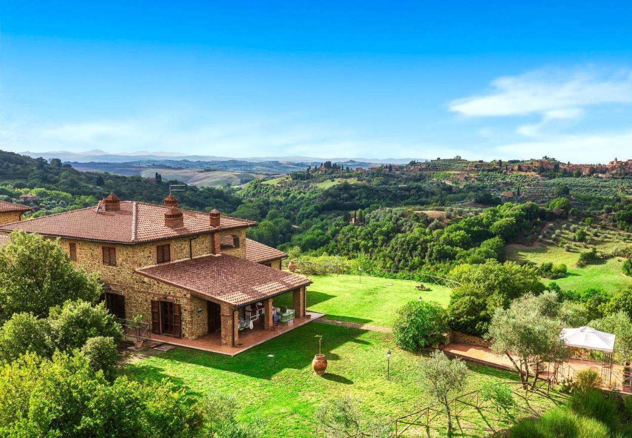 Casa Ora D'Oro - Panoramic Views / Pool / Private Garden Villa Trequanda Dış mekan fotoğraf
