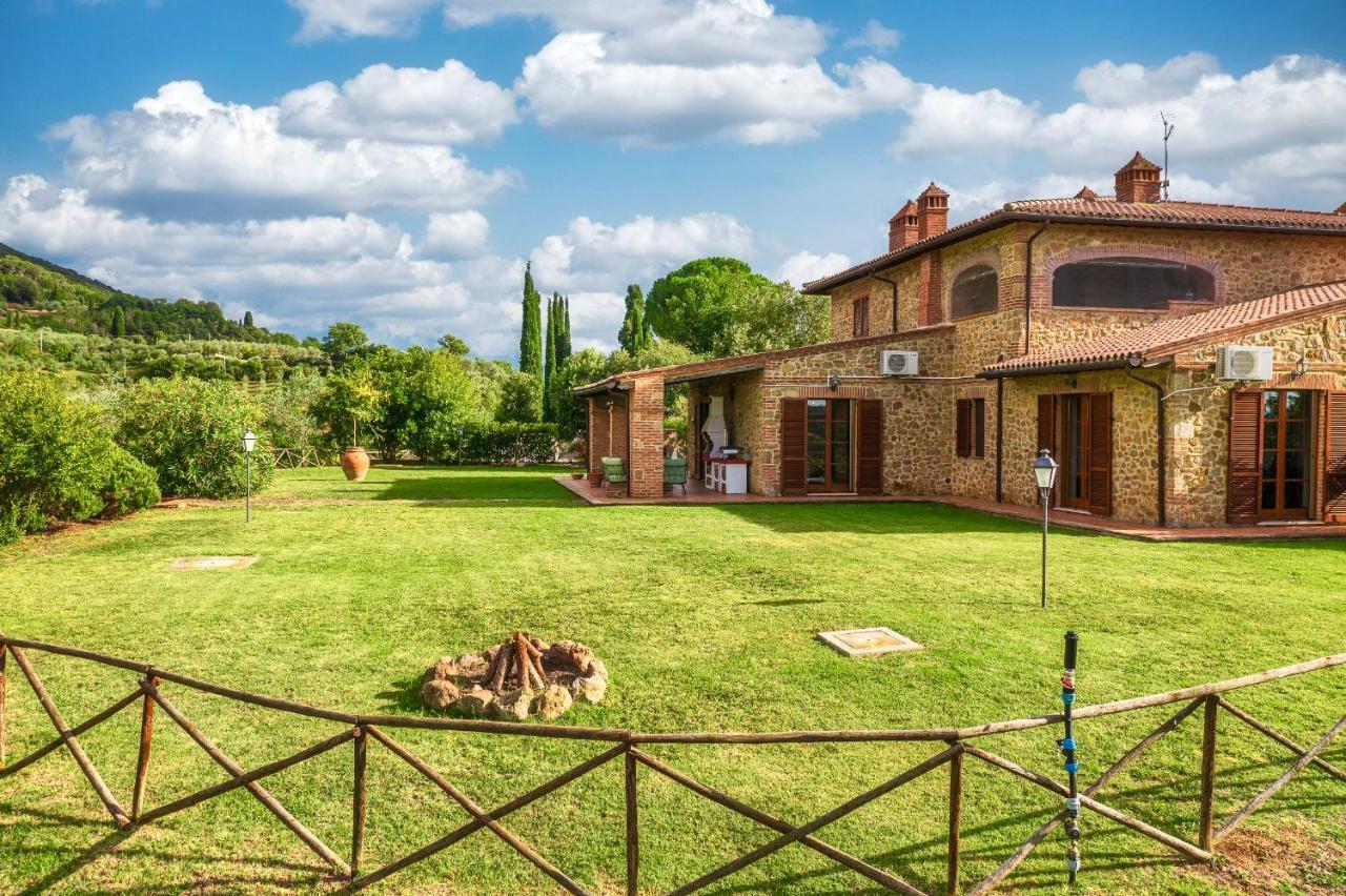 Casa Ora D'Oro - Panoramic Views / Pool / Private Garden Villa Trequanda Dış mekan fotoğraf