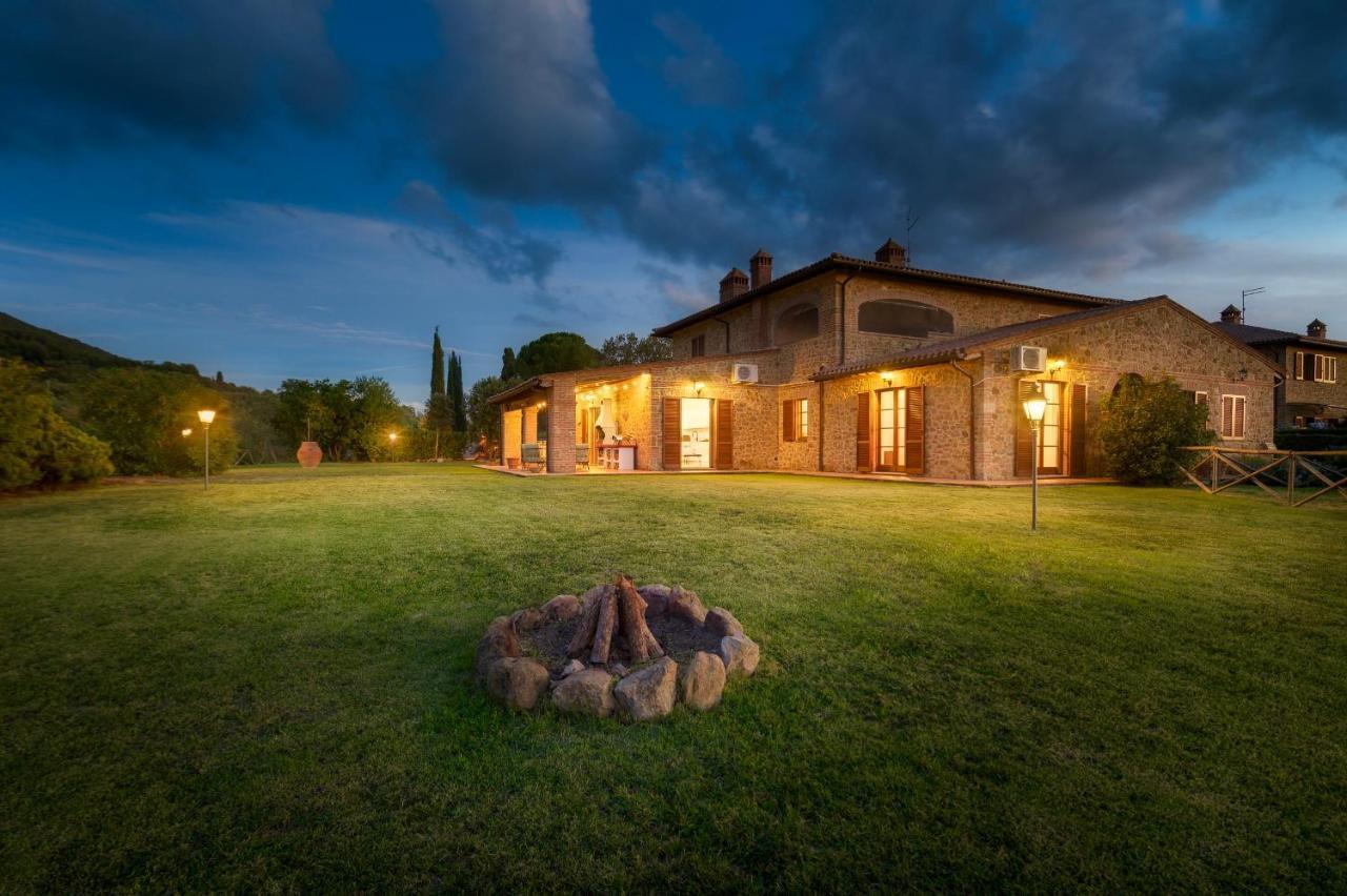Casa Ora D'Oro - Panoramic Views / Pool / Private Garden Villa Trequanda Dış mekan fotoğraf