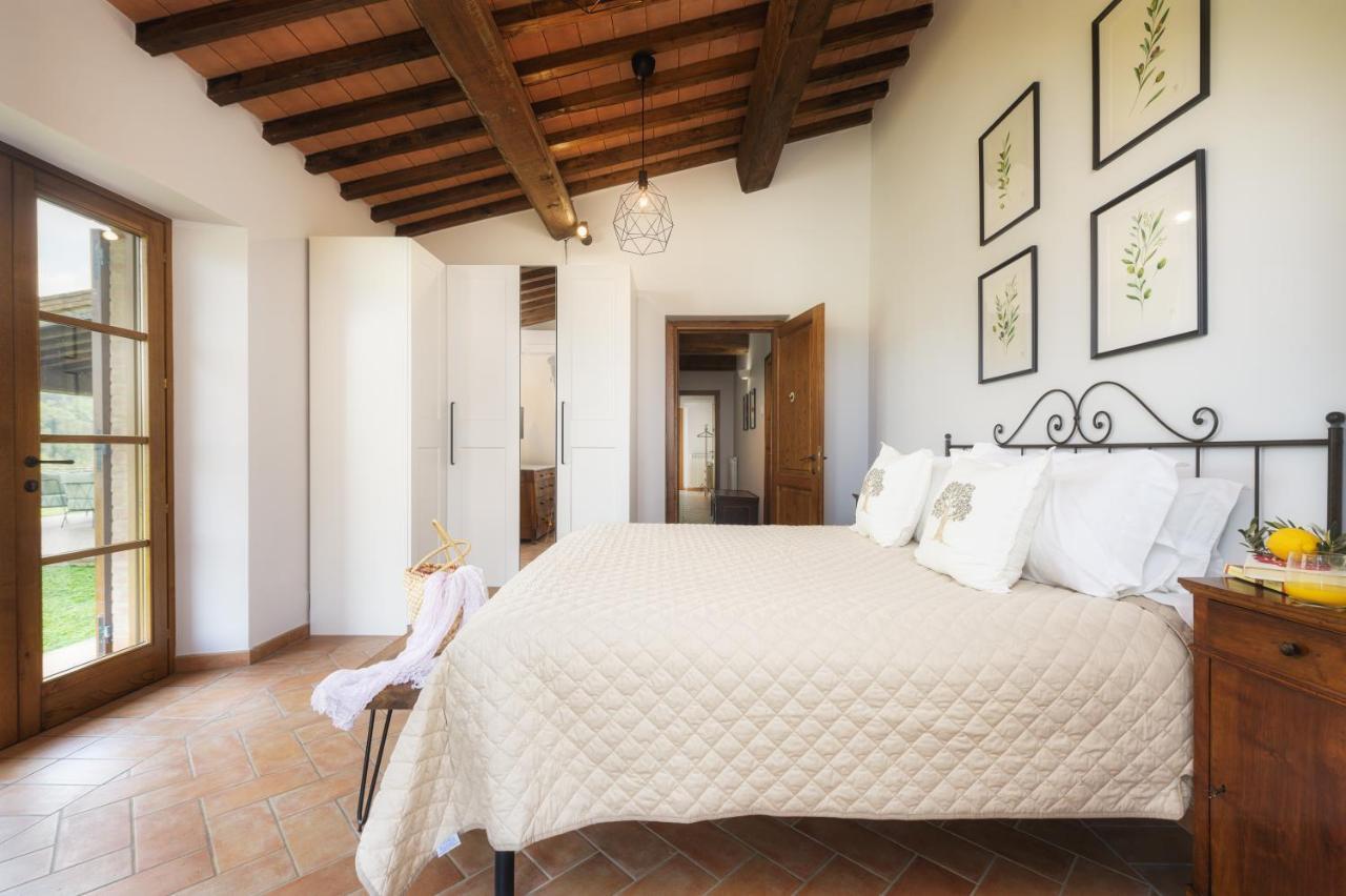 Casa Ora D'Oro - Panoramic Views / Pool / Private Garden Villa Trequanda Dış mekan fotoğraf