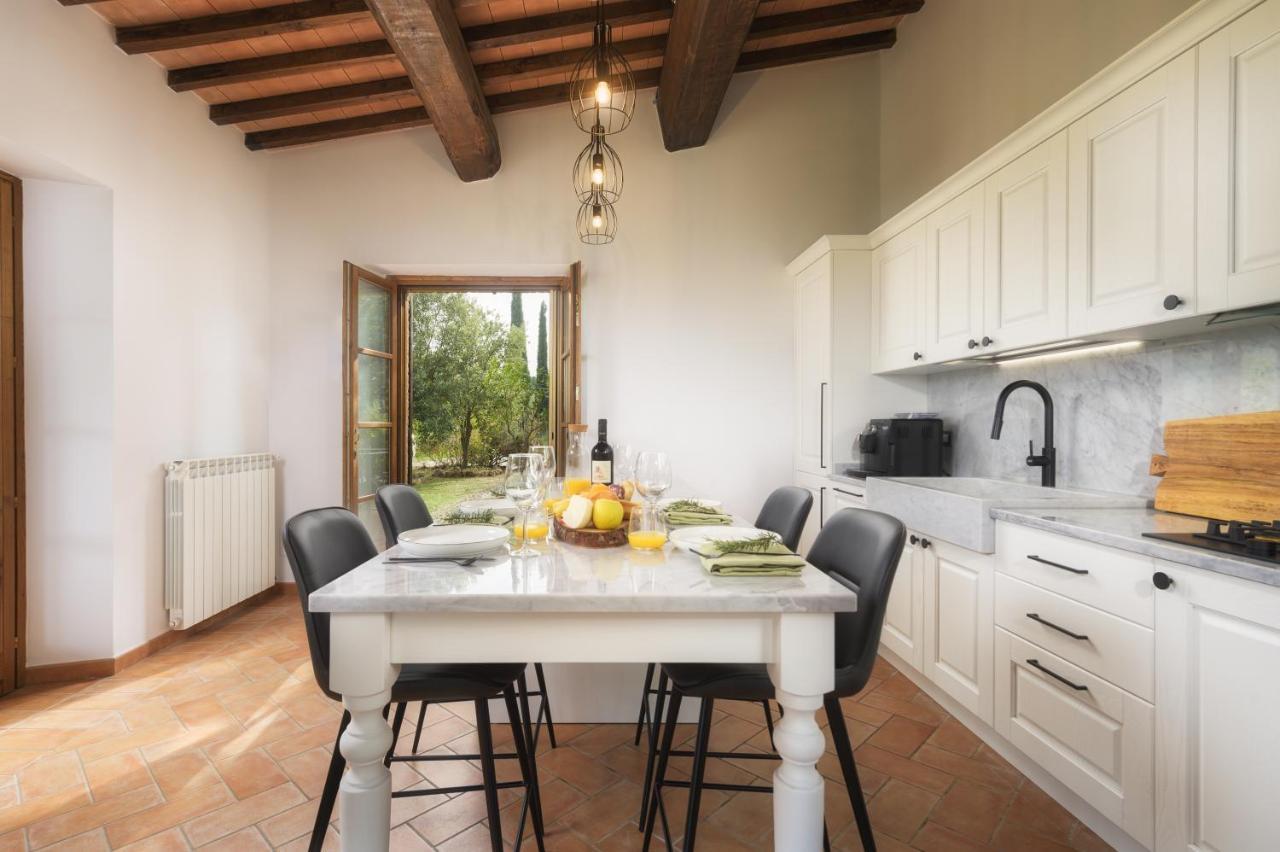 Casa Ora D'Oro - Panoramic Views / Pool / Private Garden Villa Trequanda Dış mekan fotoğraf